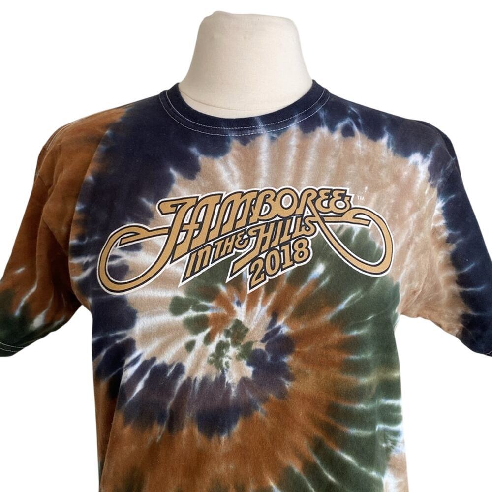 JAMBOREE IN THE HILLS Tie-Dye Graphic T-Shirt Boyz Sz XL Music Festival - Picture 3 of 7